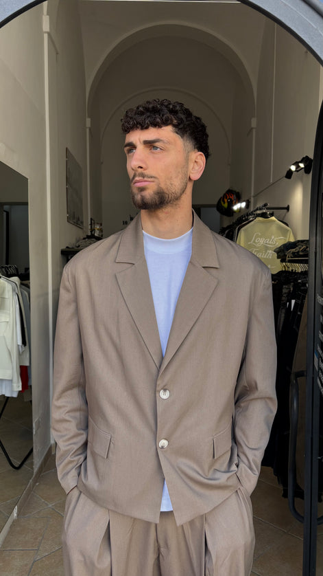 Coordinato elegant fango