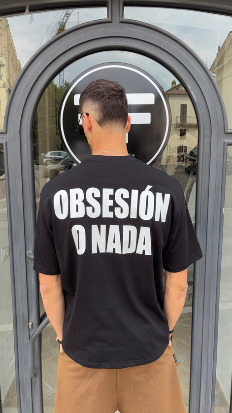 T-shirt obsesion nera