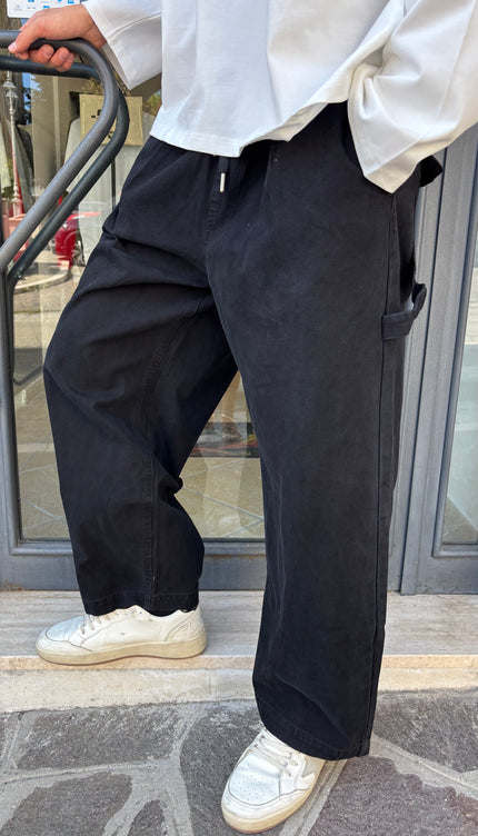 Pantaloni ballon fit work neri