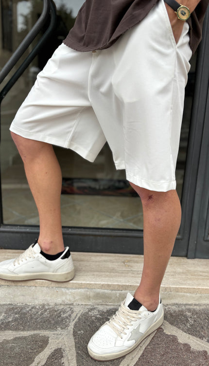 Pantalone corto bianco