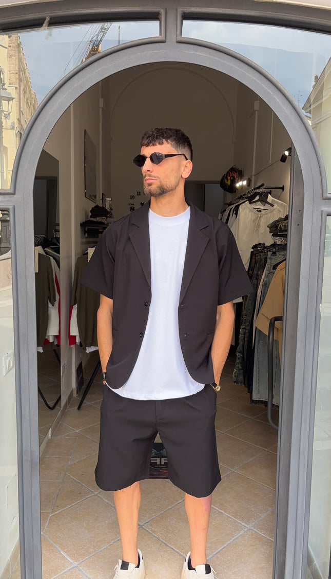 Coordinato corto nero