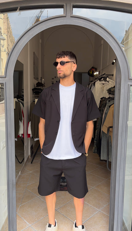 Coordinato corto nero