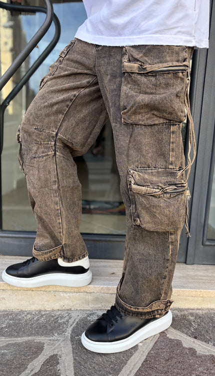 Jeans sabbiato multitask