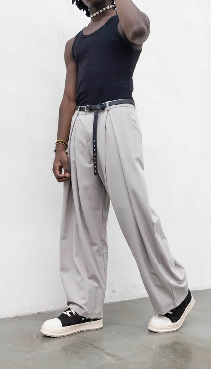 Pantaloni super pences sabbia