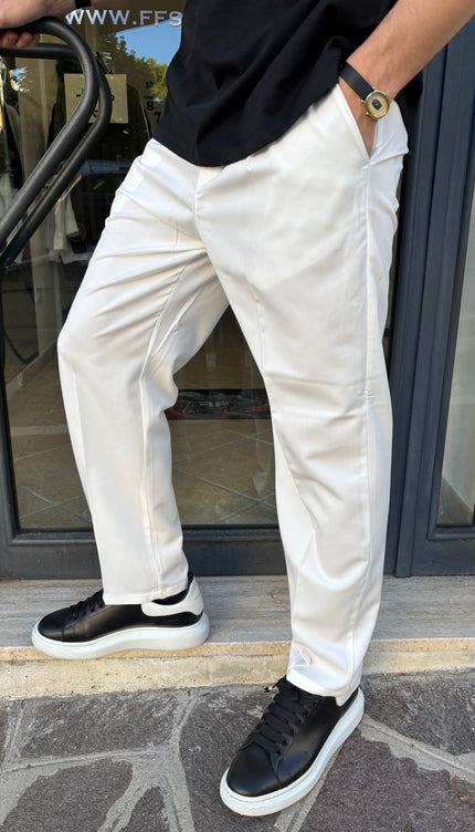 Pantaloni white set