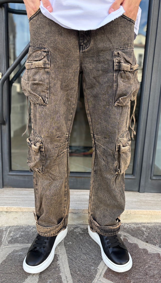 Jeans sabbiato multitask