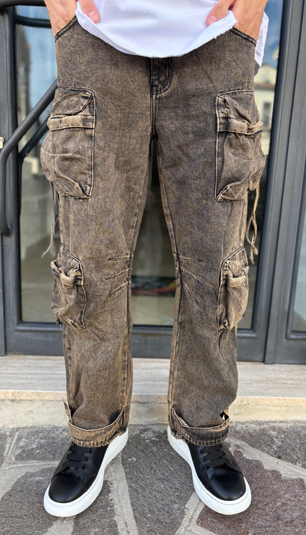 Jeans sabbiato multitask