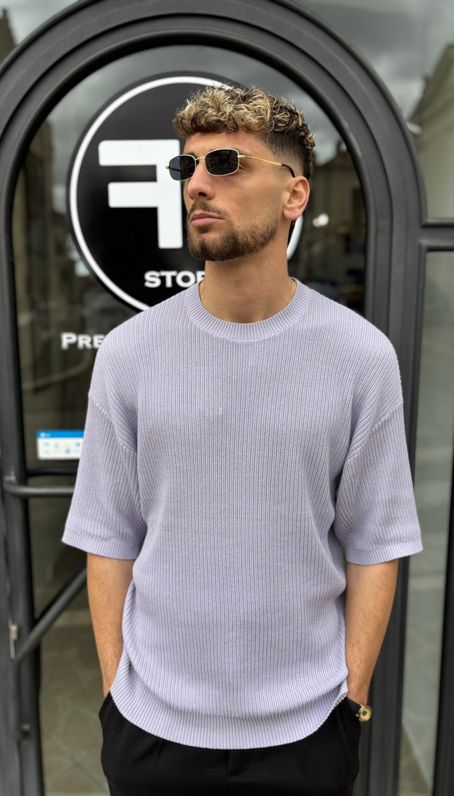Maglia in filo purple