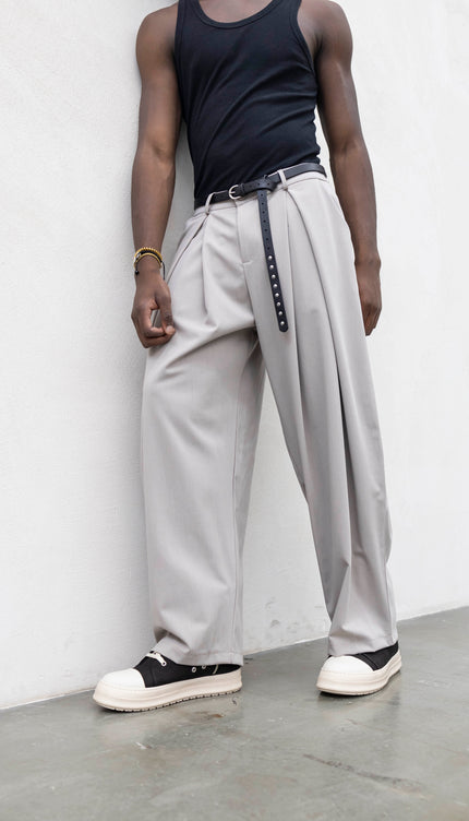 Pantaloni super pences sabbia