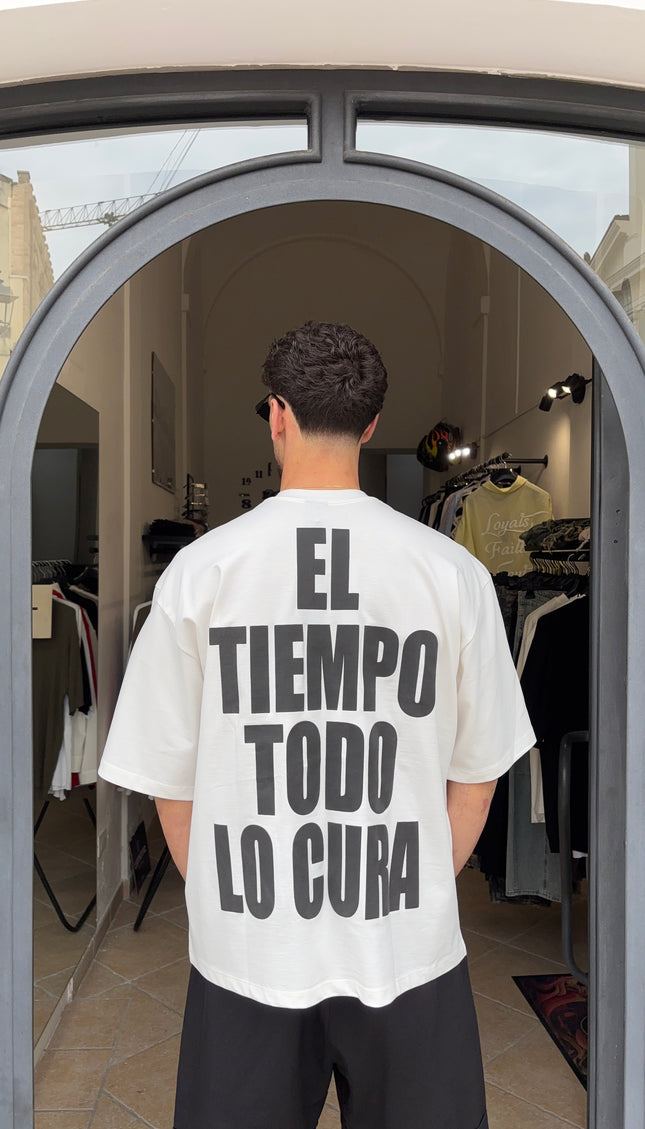 T-shirt tiempo bianca