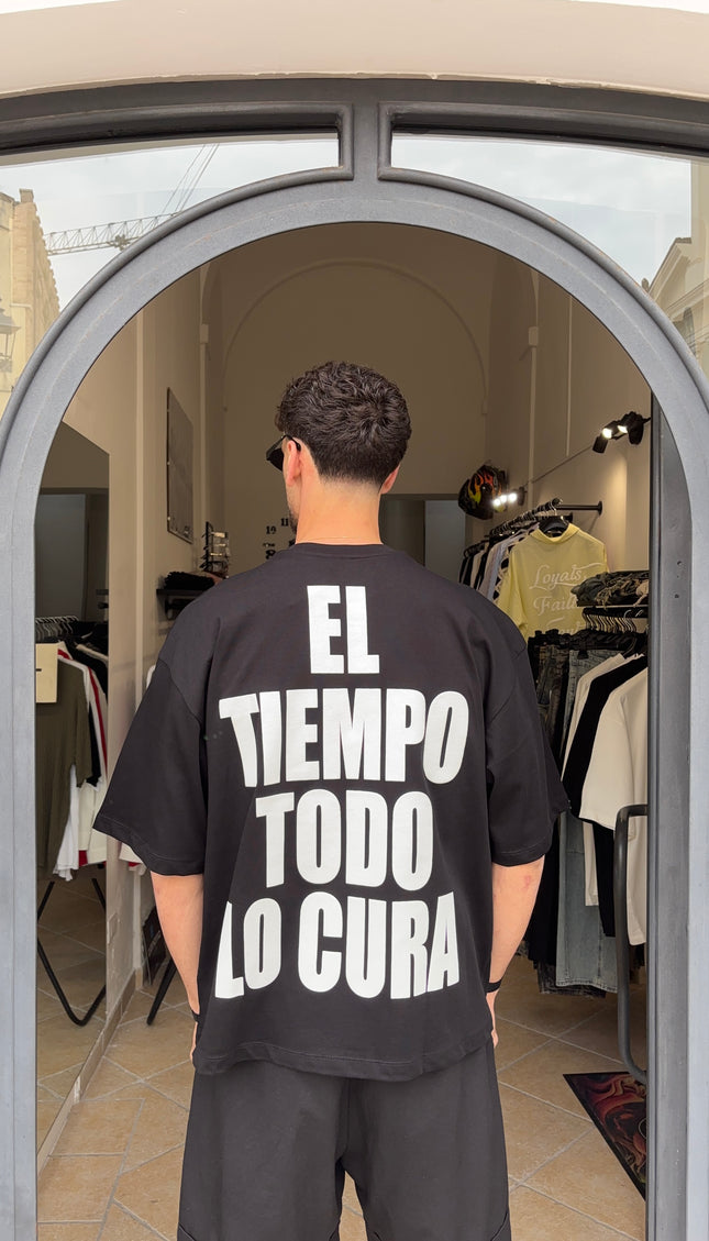 T-shirt tiempo nera