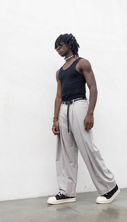 Pantaloni super pences sabbia