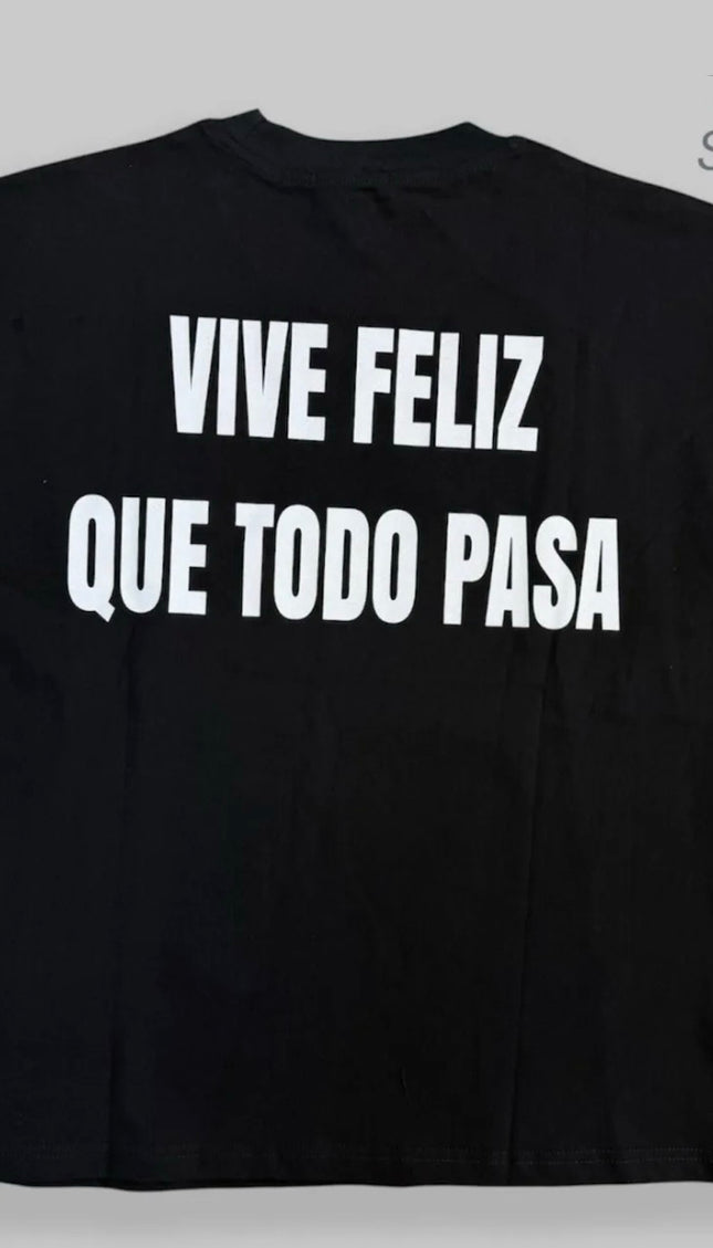 Canotta feliz nera