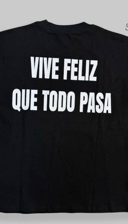 Canotta feliz nera