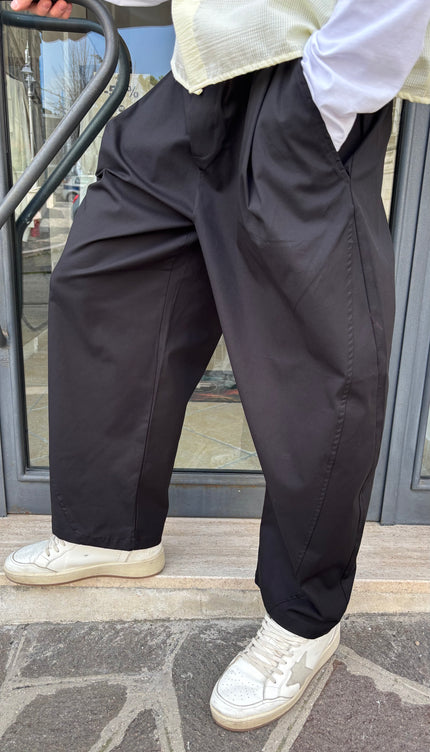 Pantaloni ballon fit nero
