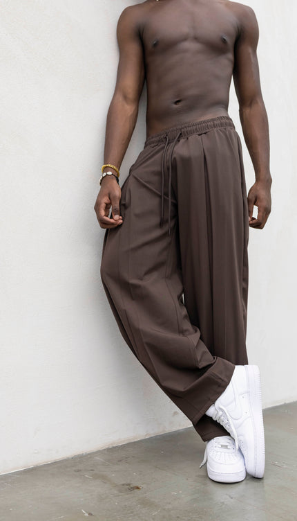 Pantaloni deep pences marroni