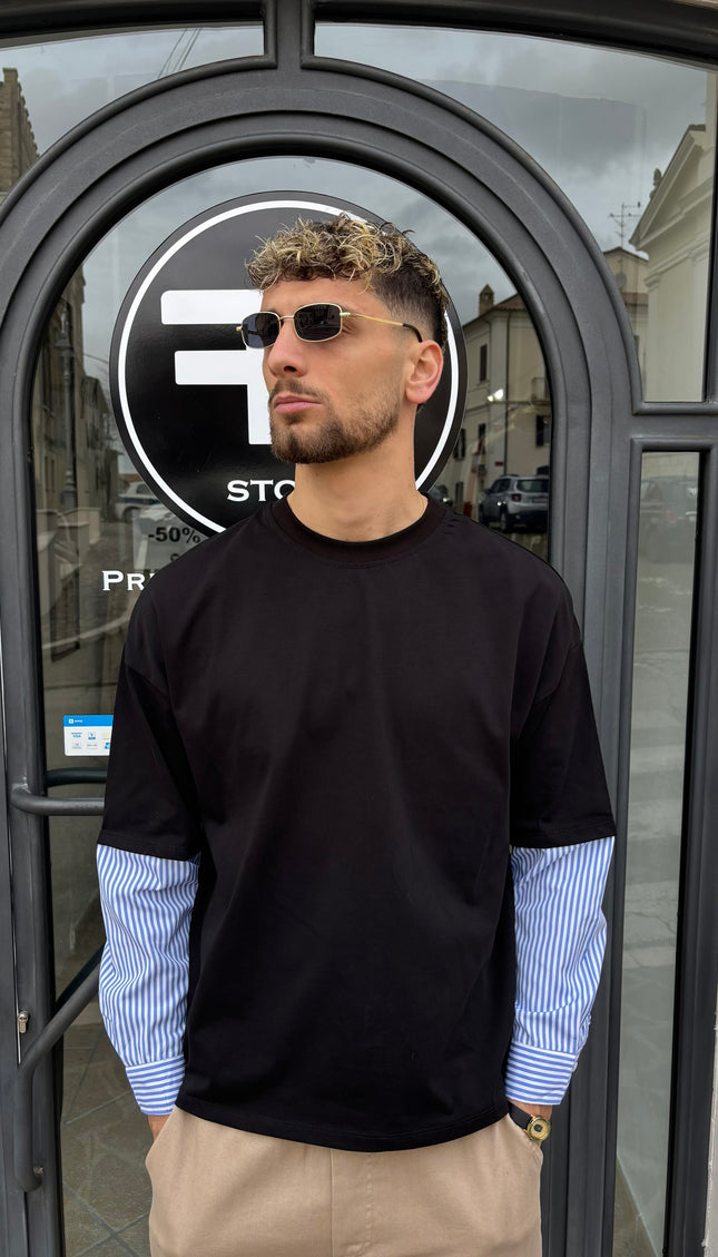 Maglia nera shirt seweater