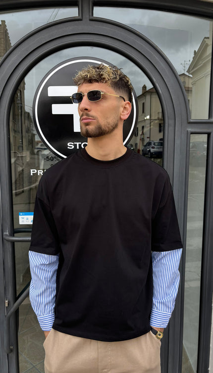 Maglia nera shirt seweater