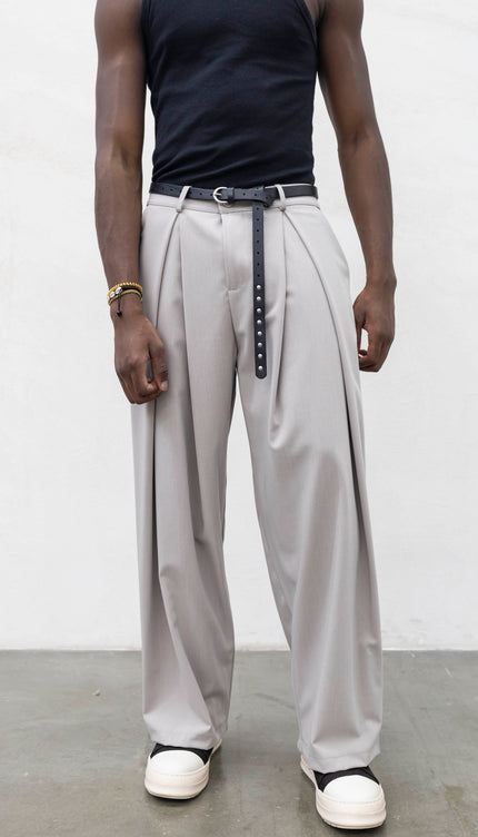 Pantaloni super pences sabbia