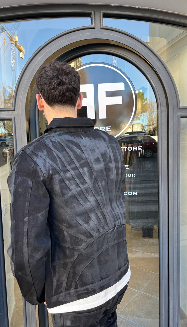 Coordinato denim spalmato