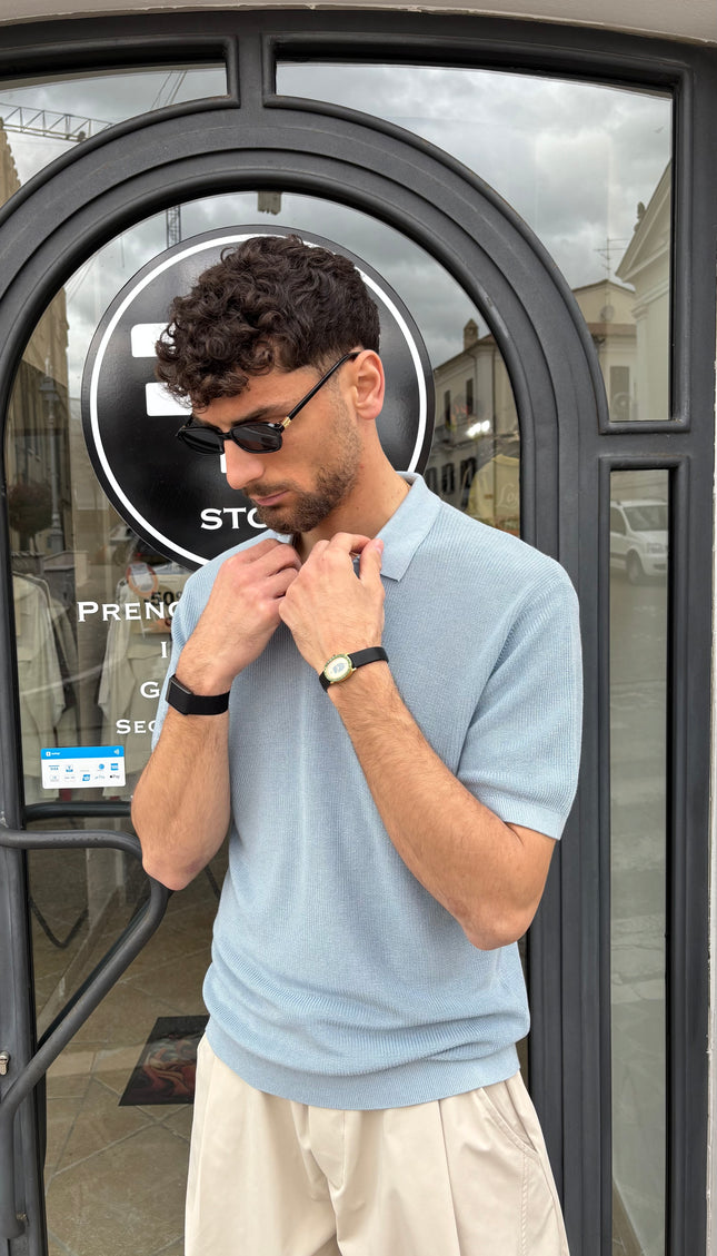 Polo Capri azzurra