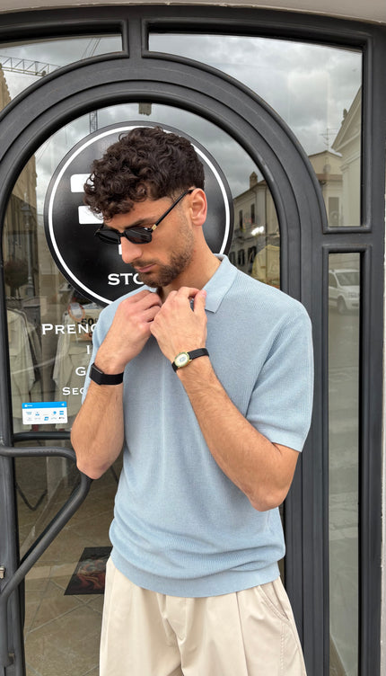 Polo Capri azzurra