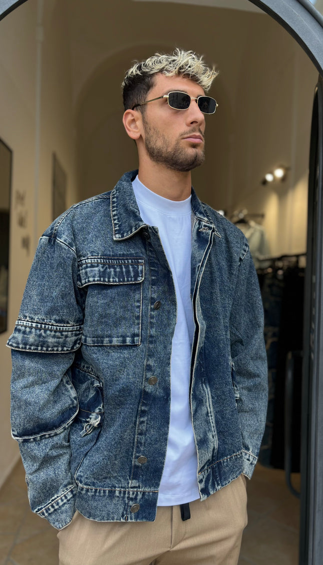 Giacca jeans tasconi