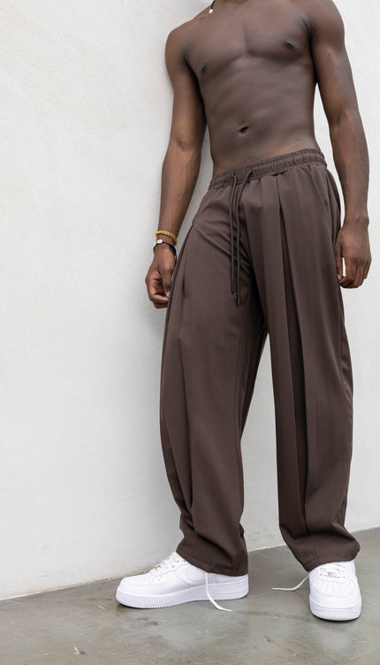 Pantaloni deep pences marroni
