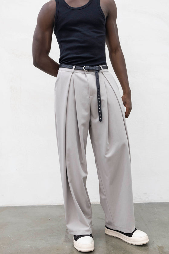 Pantaloni super pences sabbia