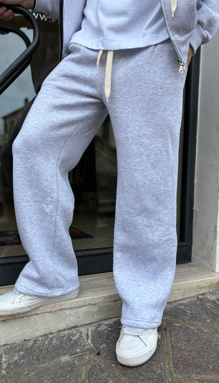 Coordinato tuta grigio