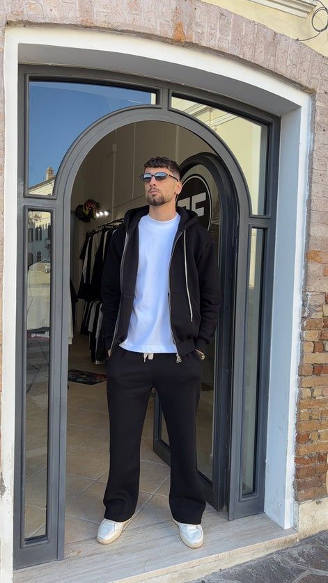 Coordinato tuta nero