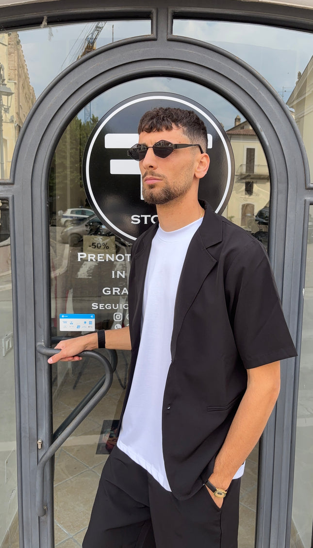 Coordinato corto nero