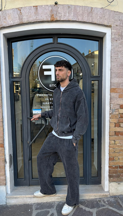 Coordinato tuta slavato