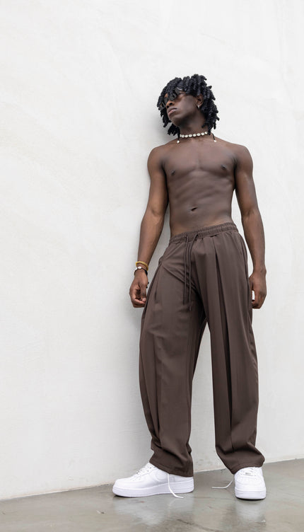 Pantaloni deep pences marroni