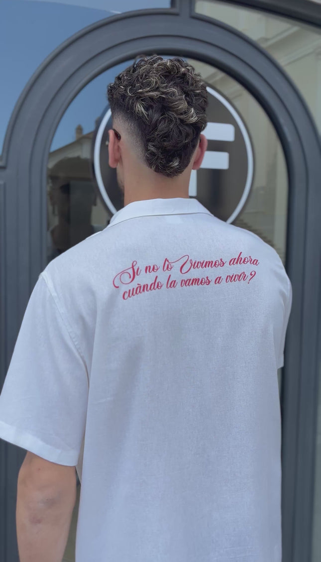 Camicia FF vision “Si no lo vivimos ahora cuàndo la vamos a vivir?”